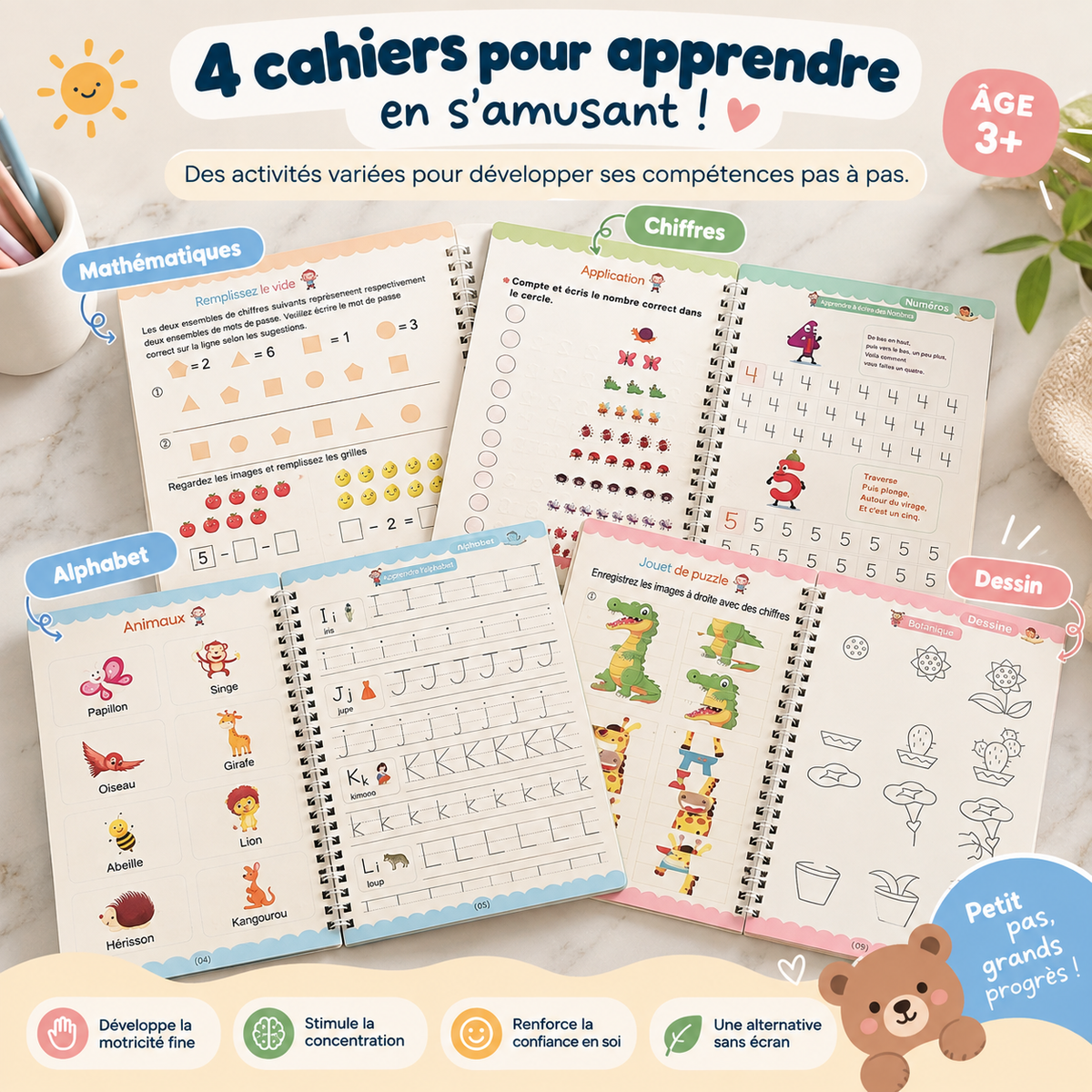 Le Cahier Magique qui donne envie d'apprendre