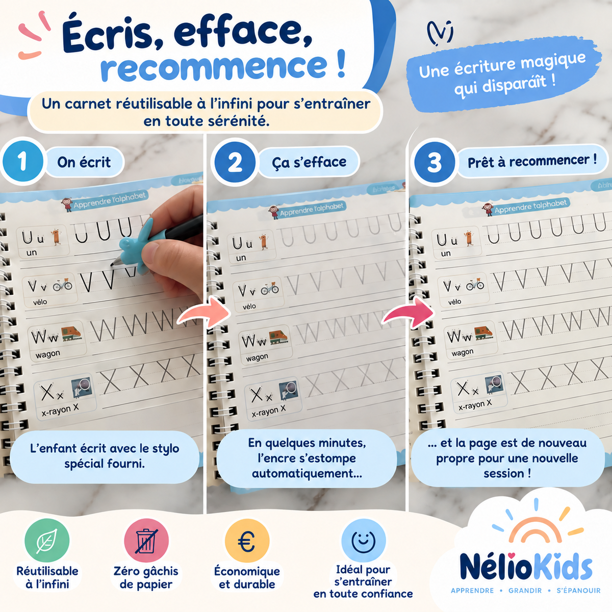 Le Cahier Magique qui donne envie d'apprendre
